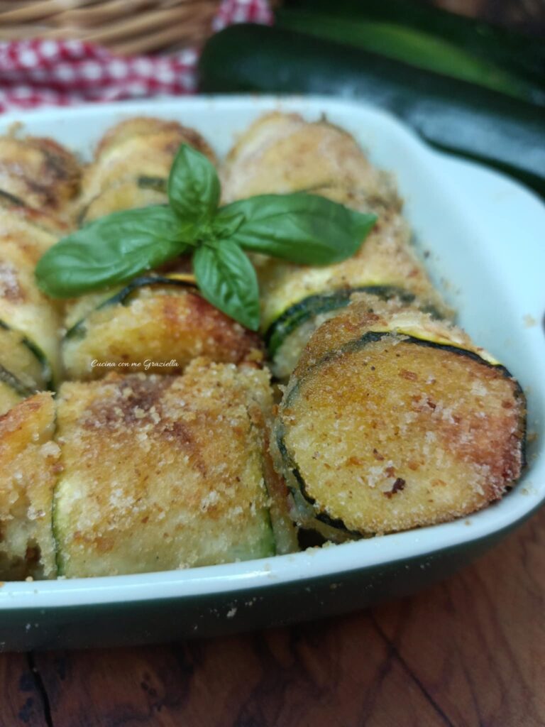 Involtini di zucchine ripieni di patate