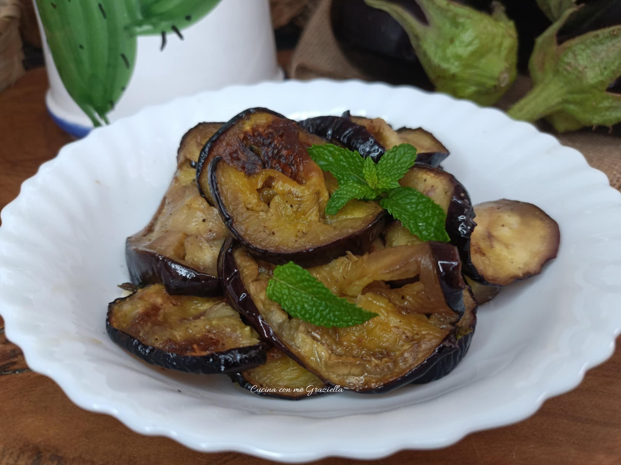 Melanzane alla scapece in friggitrice ad aria