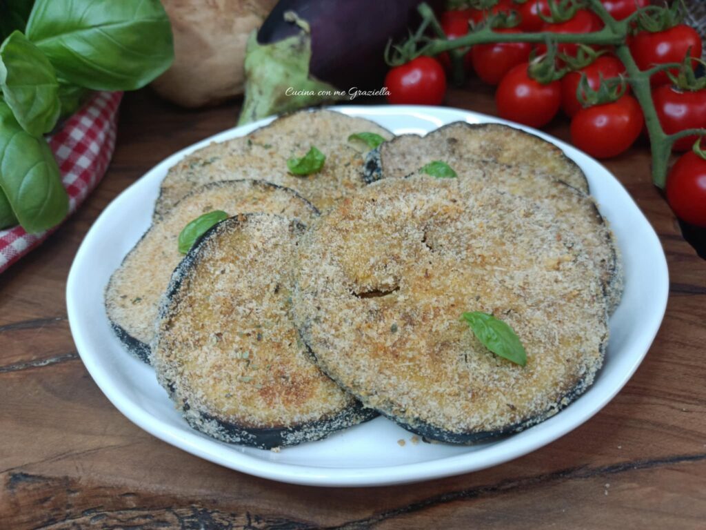 Melanzane impanate senza uova Melanzane impanate senza uova