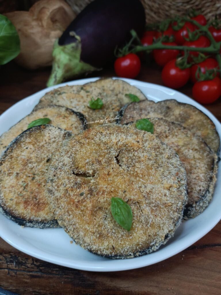 Melanzane impanate senza uova Melanzane impanate senza uova