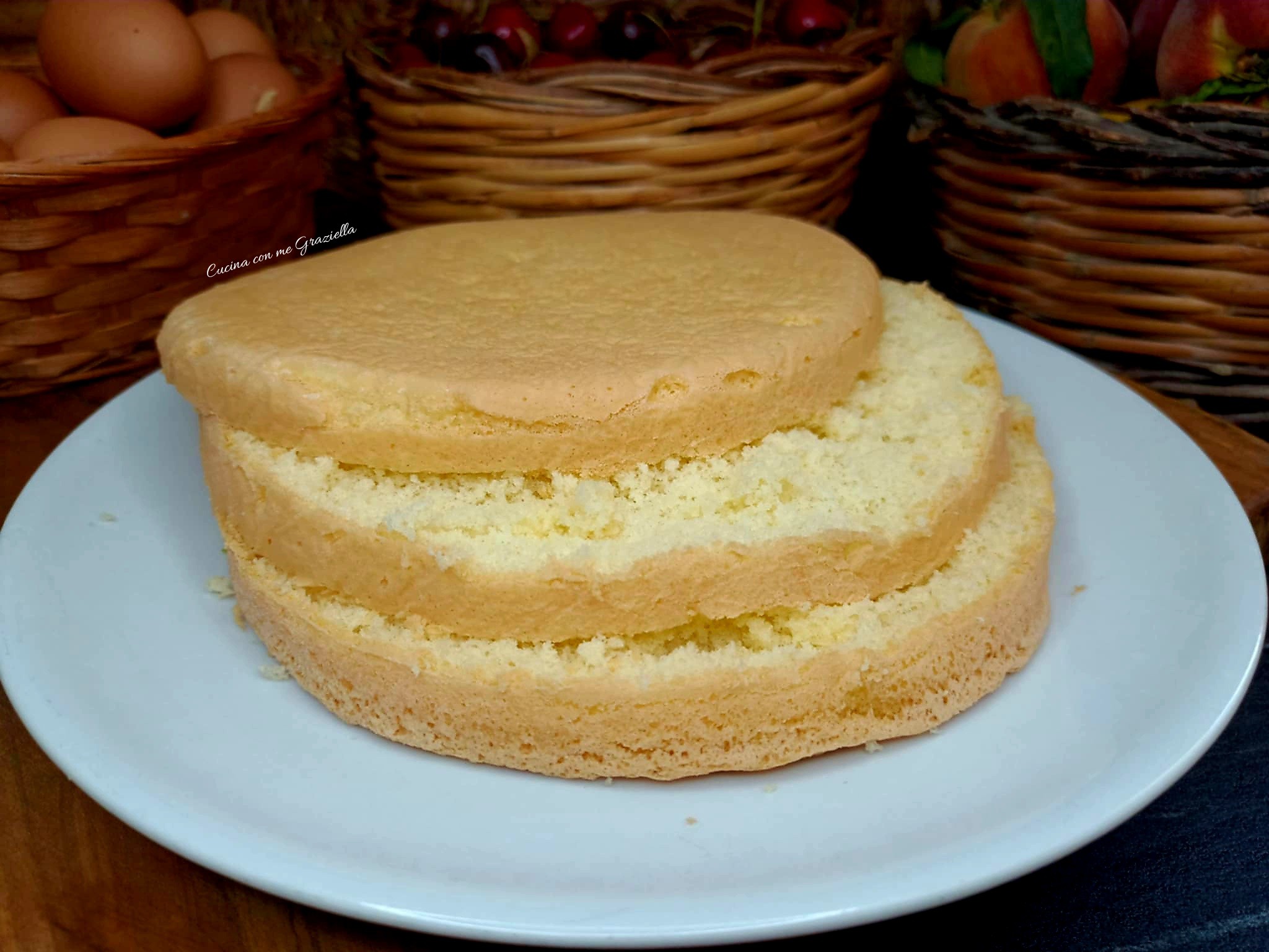 Pan di spagna in friggitrice ad aria