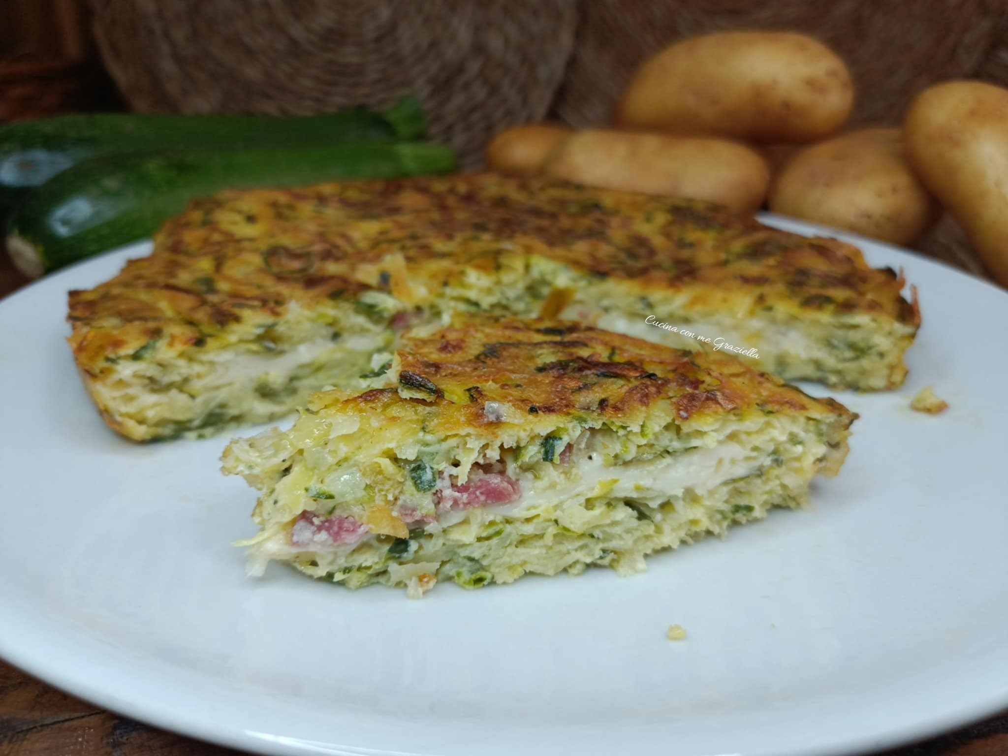 Tortino di zucchine e patate