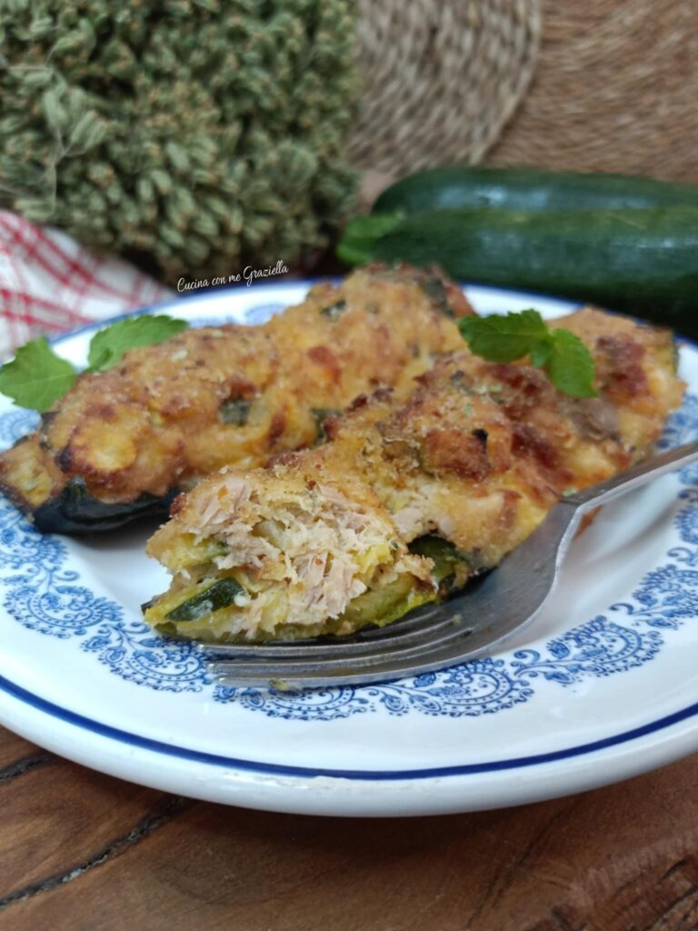 Zucchine ripiene di tonno