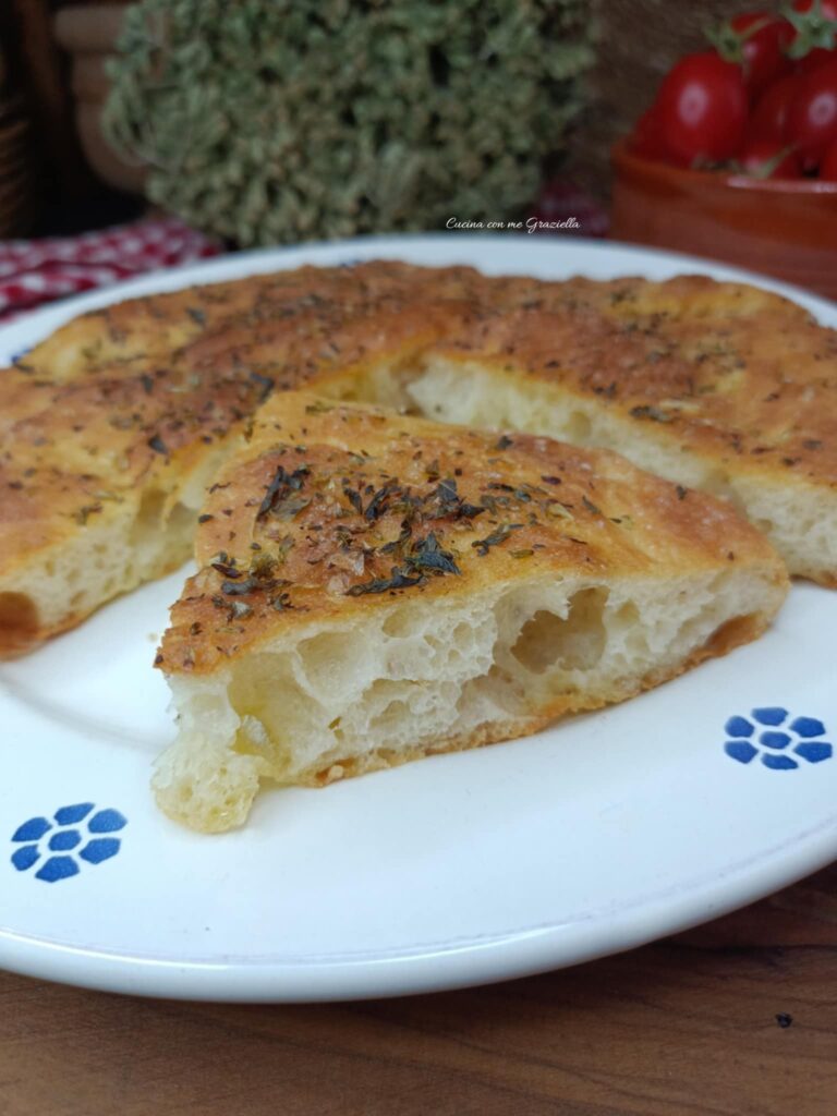 Focaccia in friggitrice ad aria