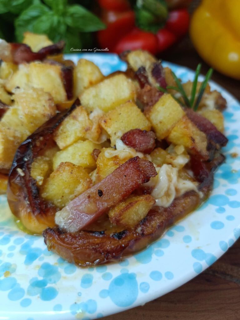Peperoni ripieni di patate e speck 