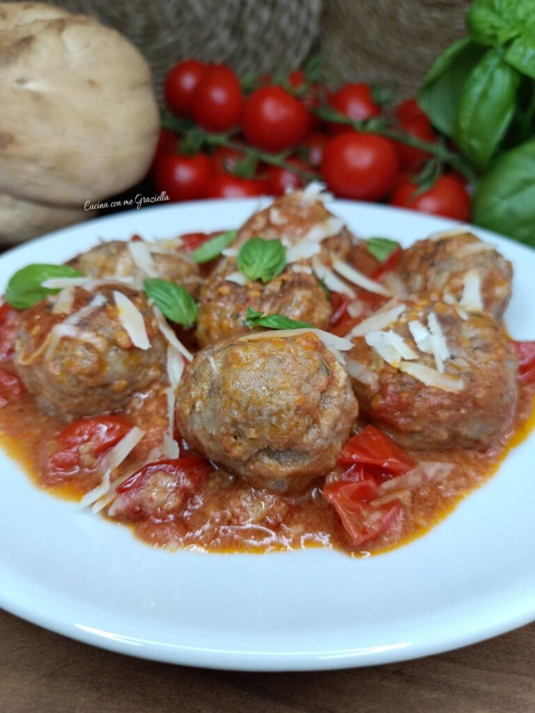 Polpette di carne estive al pomodoro Polpette di carne estive al pomodoro