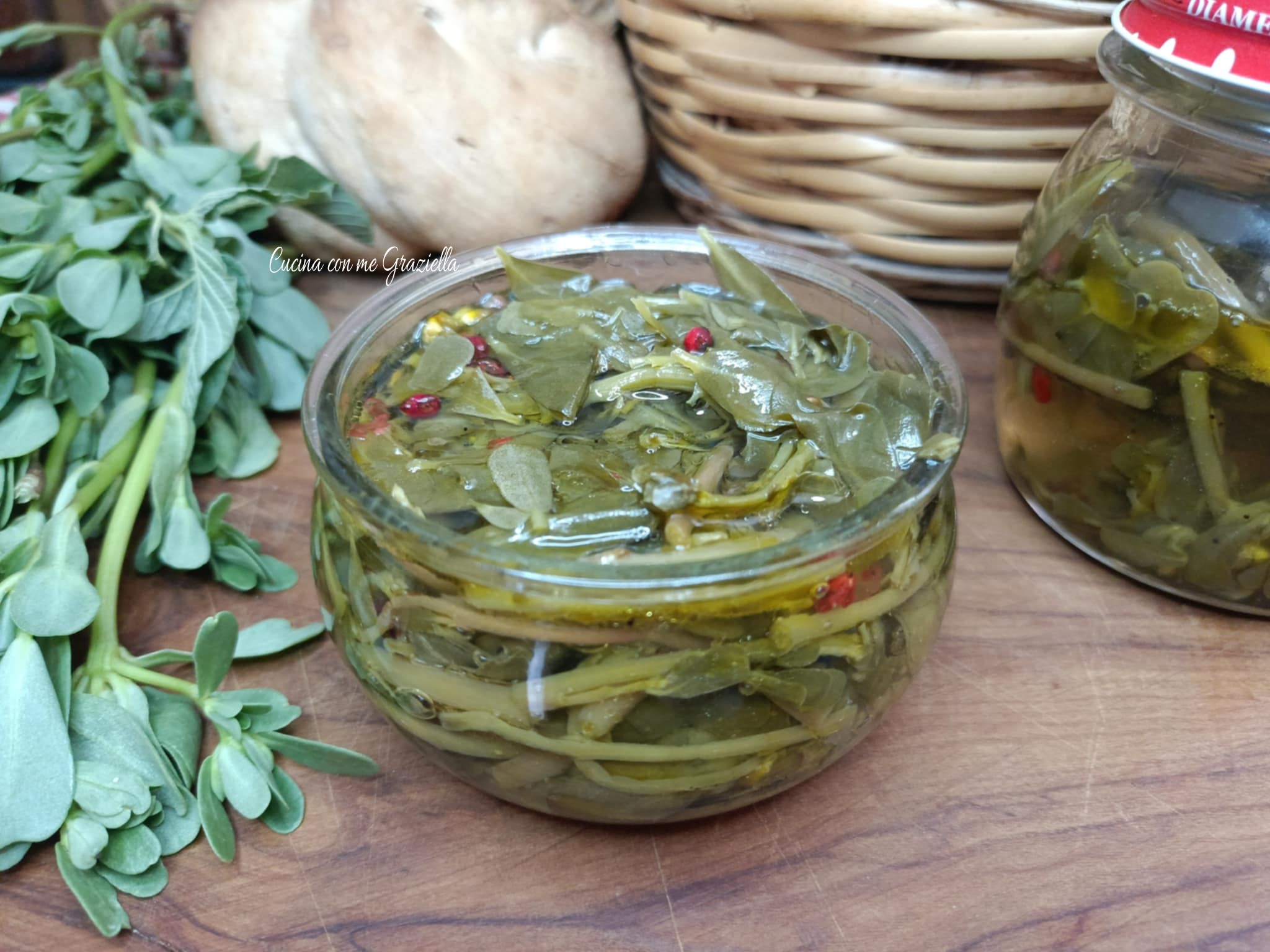 portulaca in agrodolce 