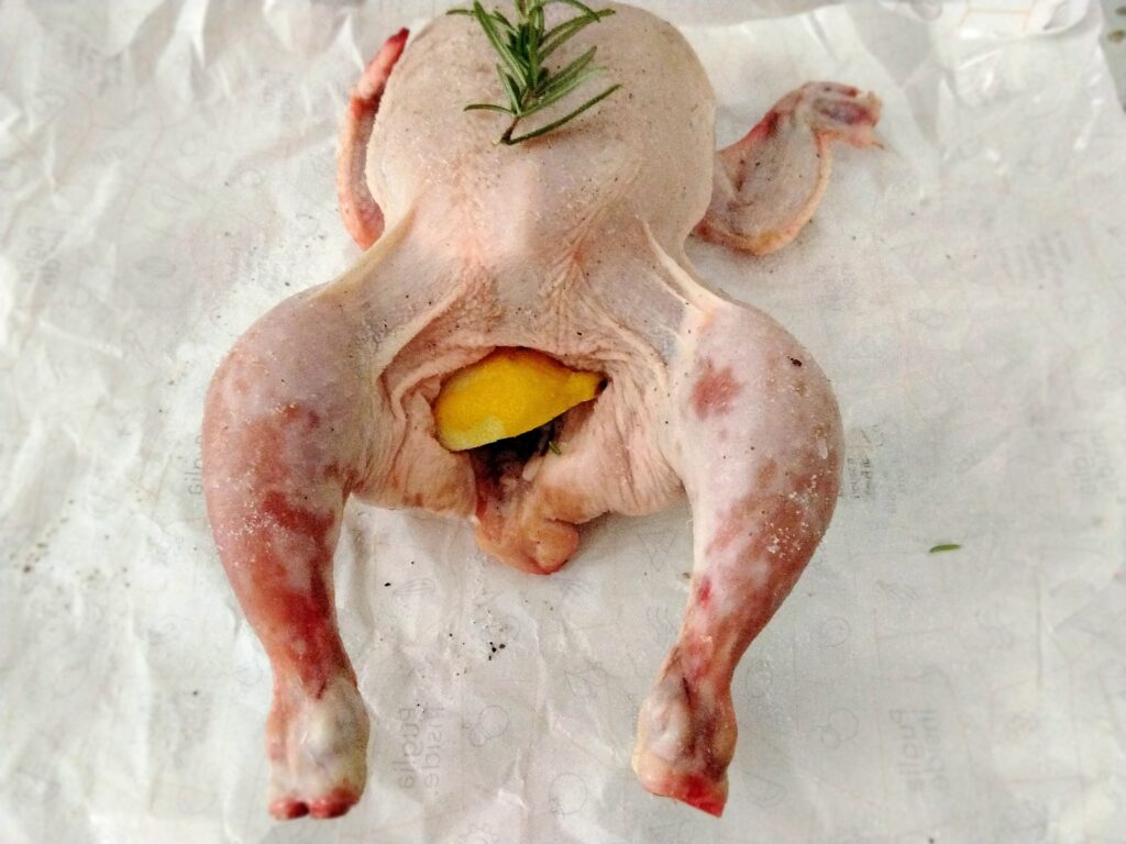 pollo crudo