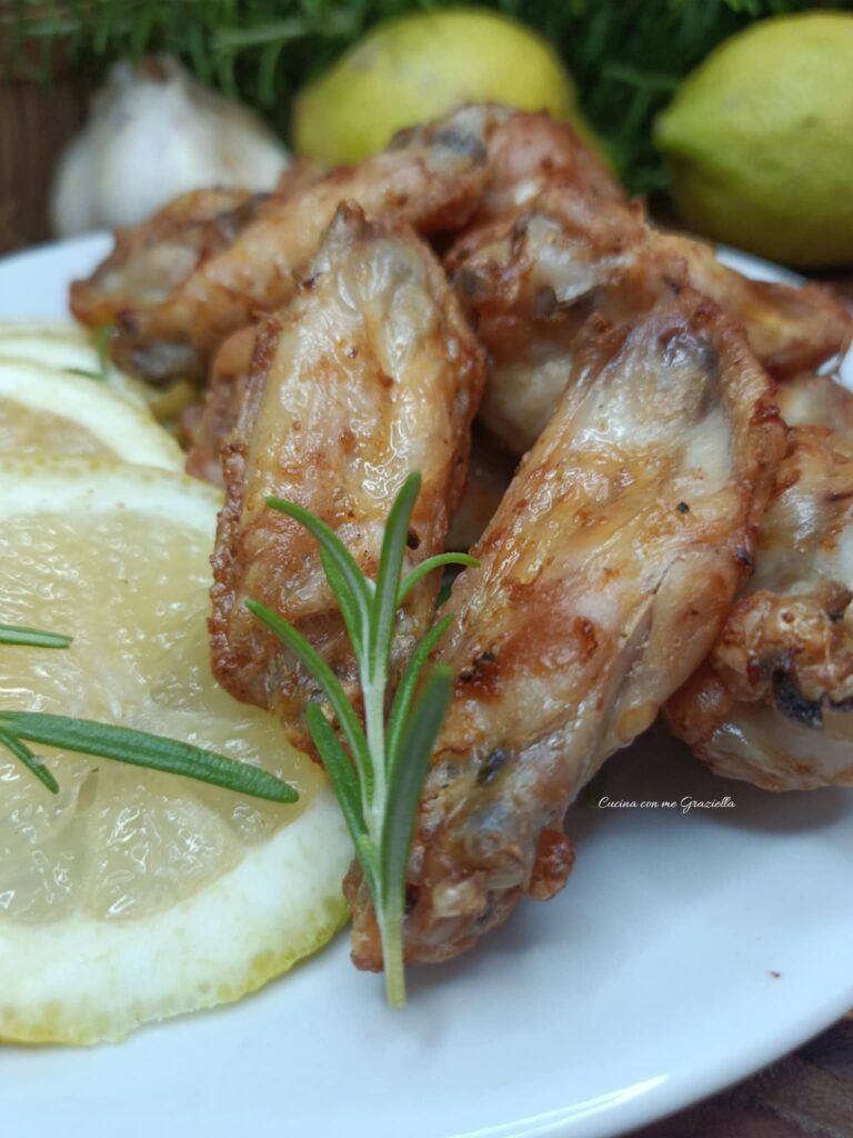 Alette di pollo al limone