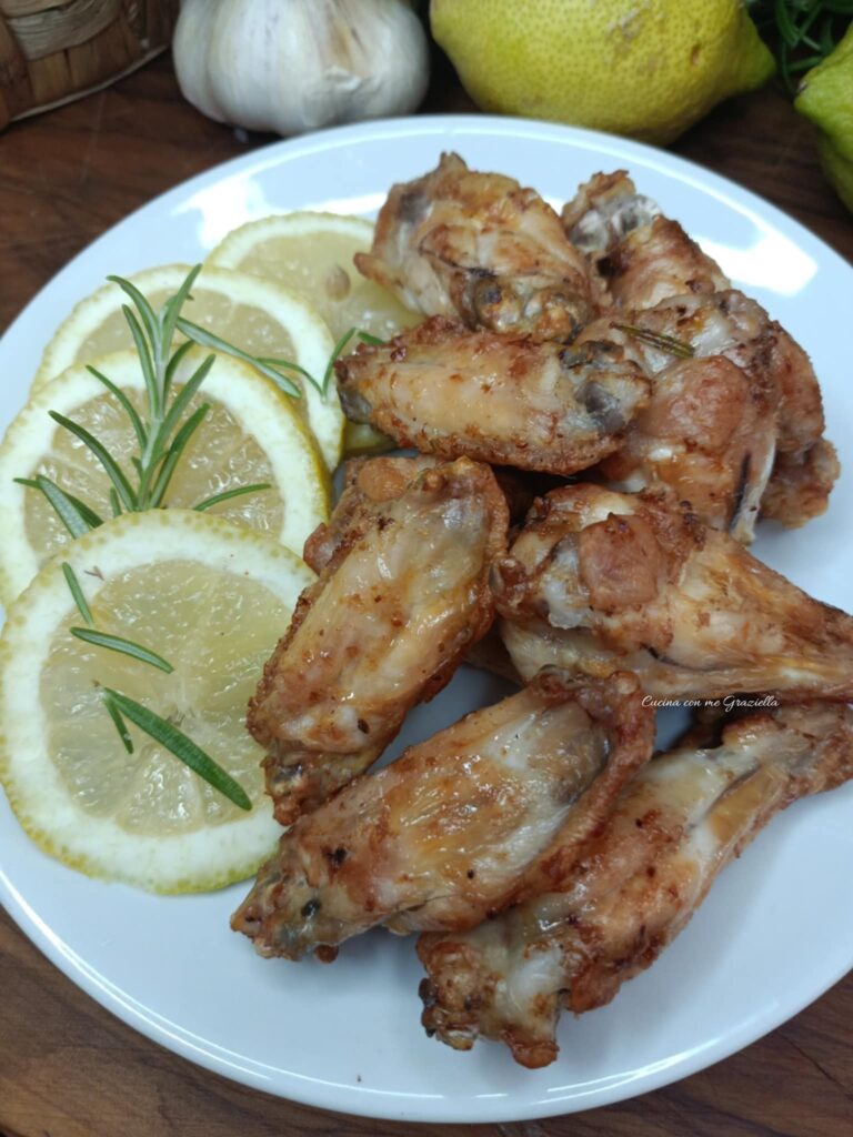 Alette di pollo al limone
