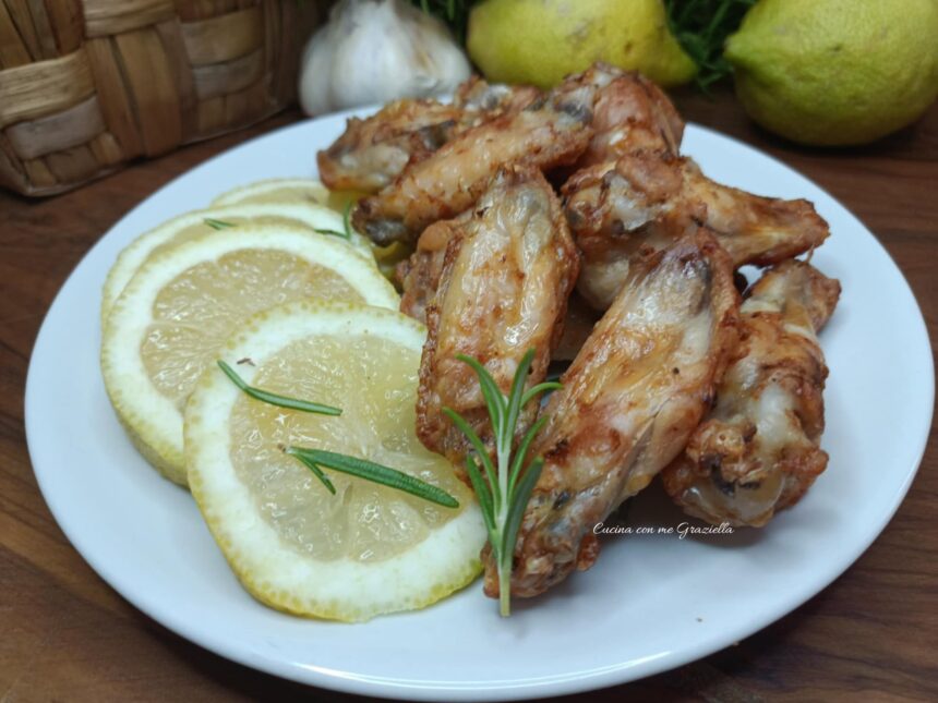 Alette di pollo al limone