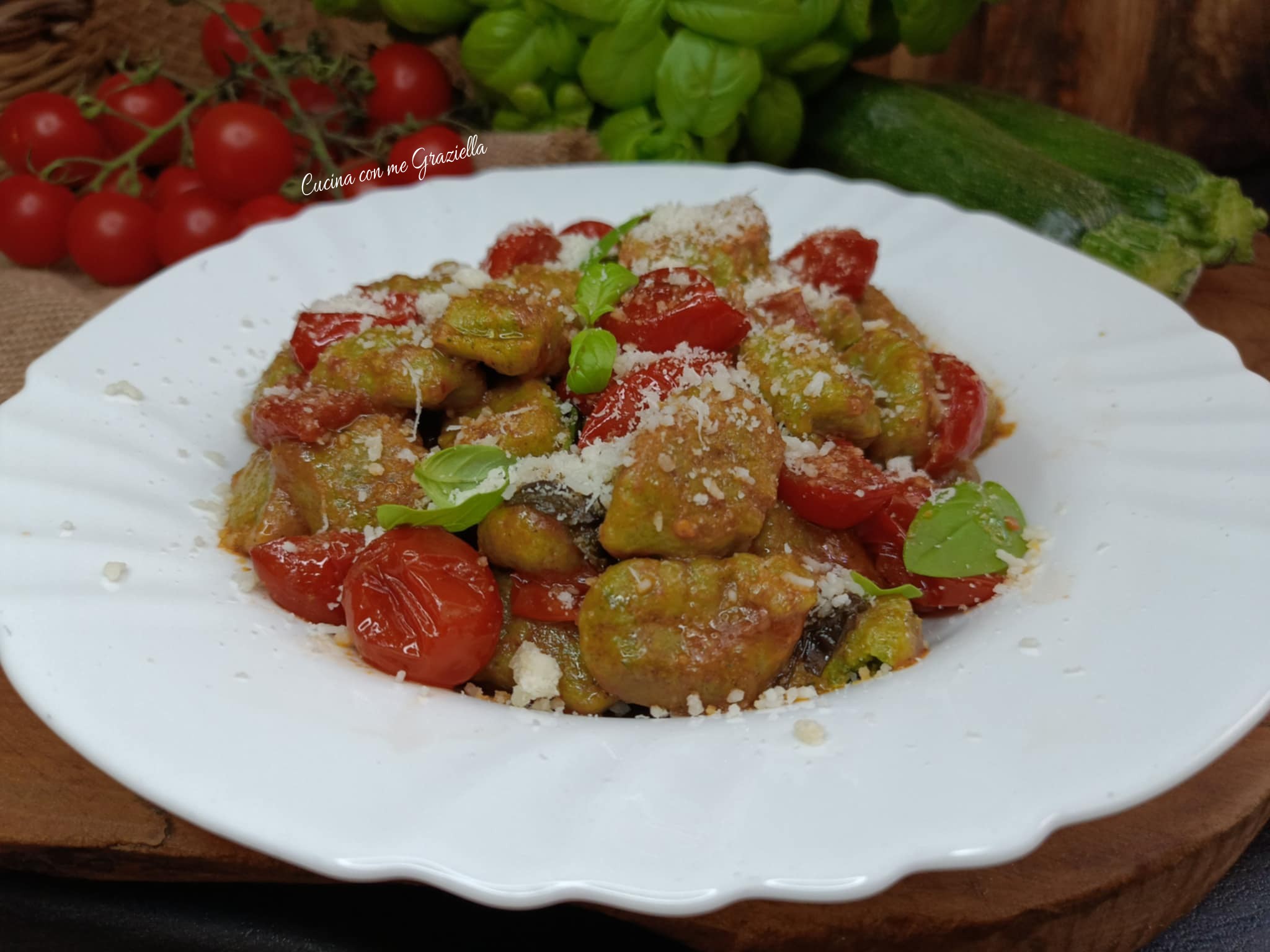 Gnocchi di zucchine al pomodoro