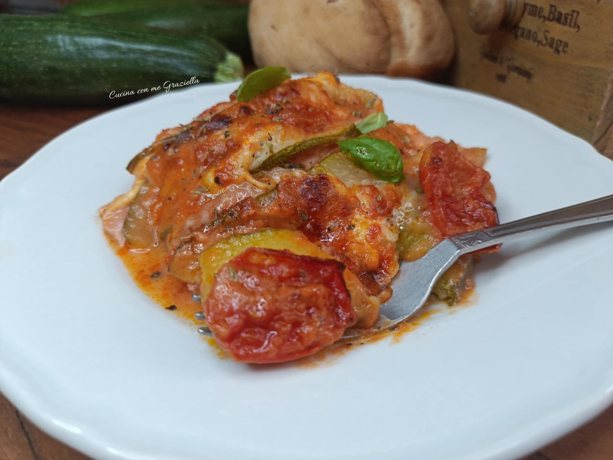 Pasticcio di zucchine alla pizzaiola
