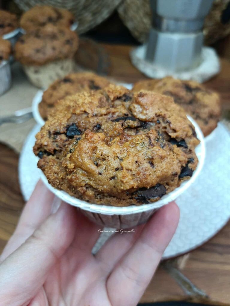 Muffin caffè e cioccolato Muffin caffè e cioccolato