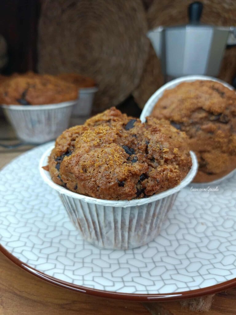 Muffin caffè e cioccolato Muffin caffè e cioccolato