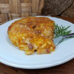 Sformato di riso con zucca e pancetta