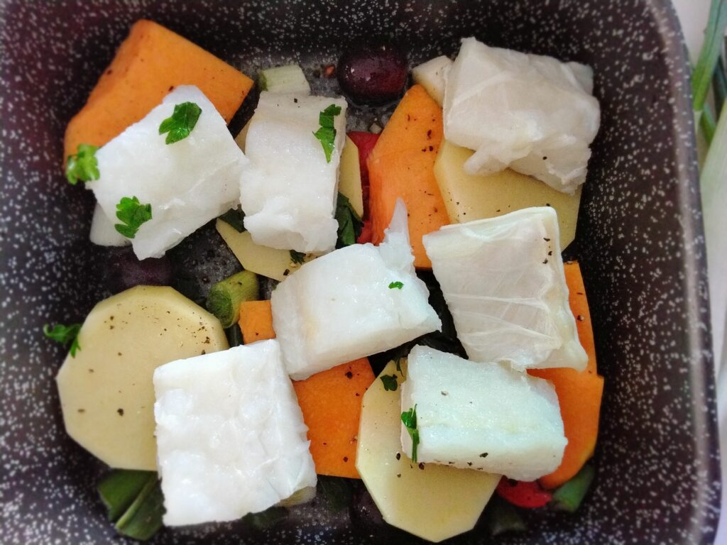 baccalà zucca e patate