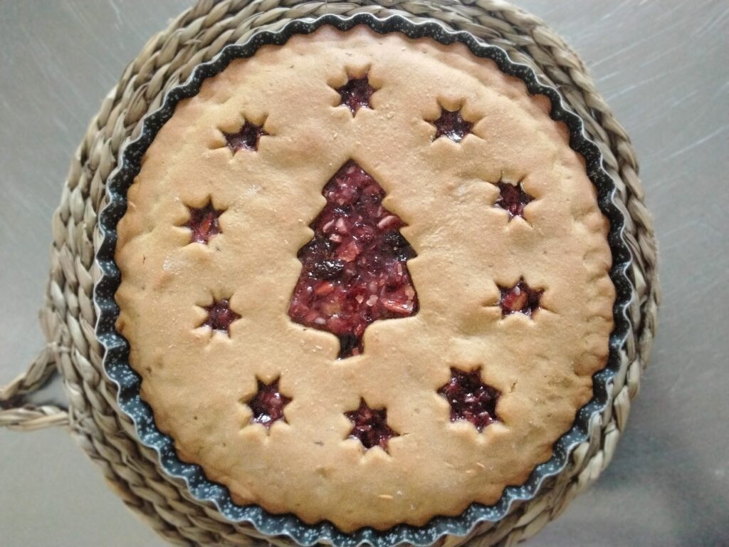 Crostata delle monache natalizia