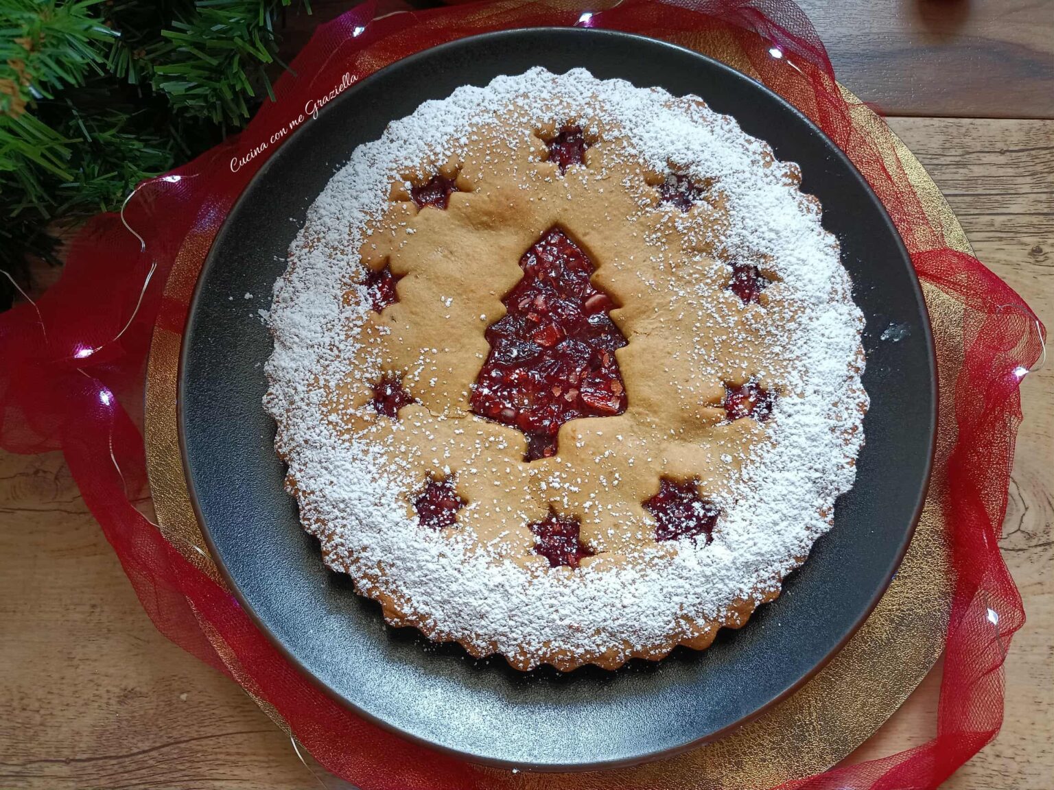 Crostata delle monache natalizia