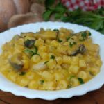 Pasta zucca fagioli e funghi