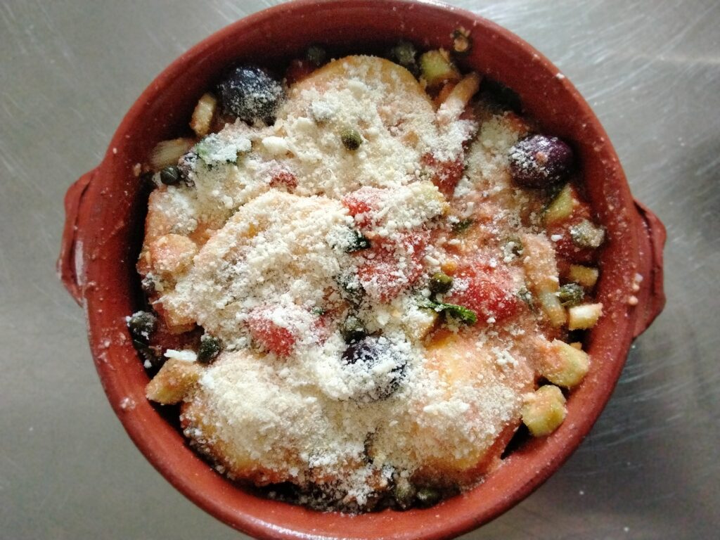 baccalà condito in tegame