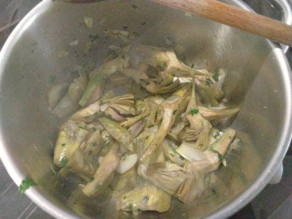 soffritto di carciofi