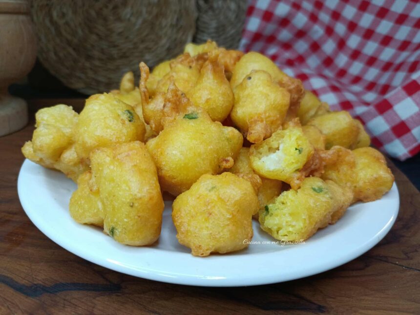 Frittelle di baccalà senza lievitazione