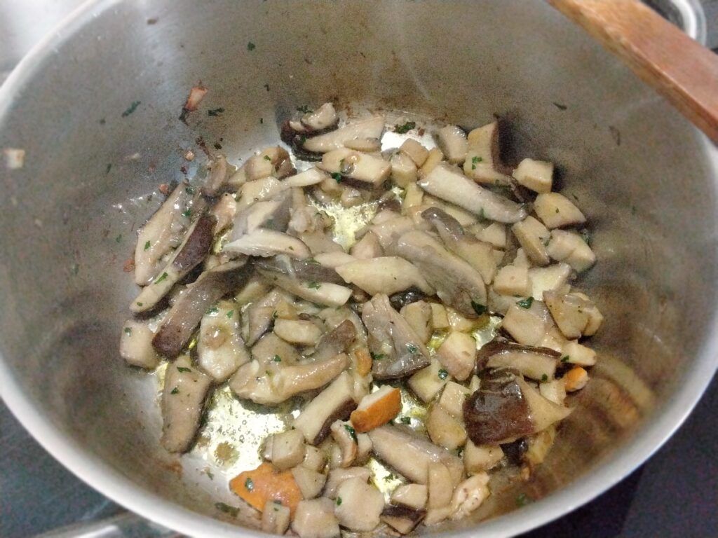 funghi padella