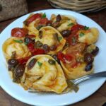 Tortelloni ripieni di patate e baccalà