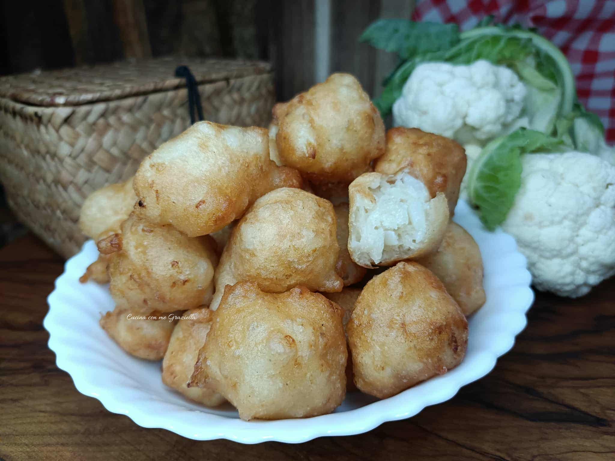 Zeppole di cavolfiore