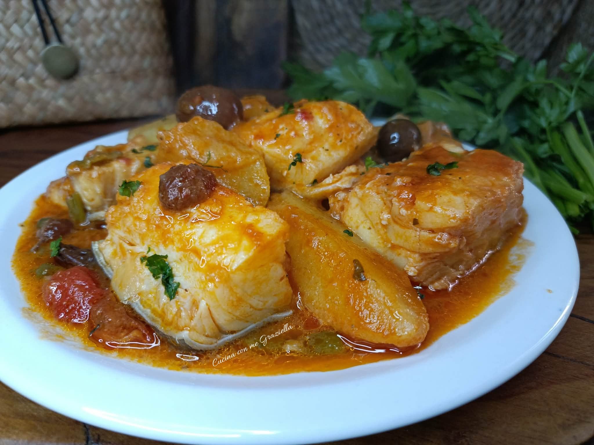 Baccalà in umido con le patate