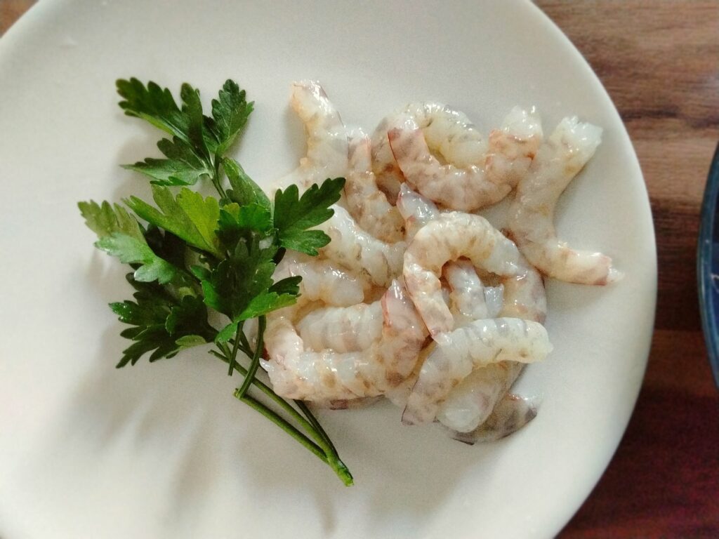 gamberi puliti