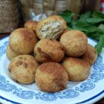 Polpette di pane in friggitrice ad aria
