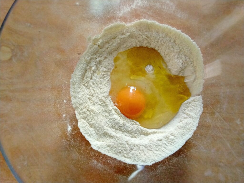 farina e uova