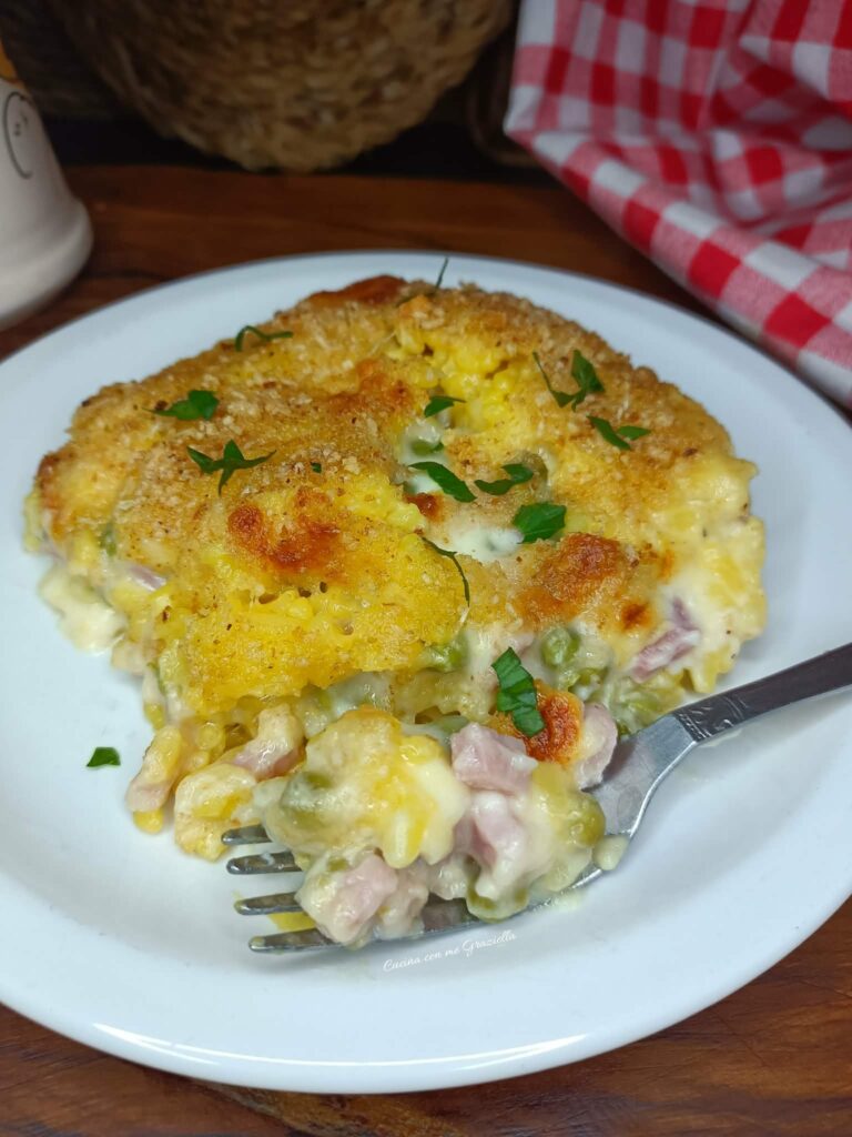 Sformato di riso allo zafferano