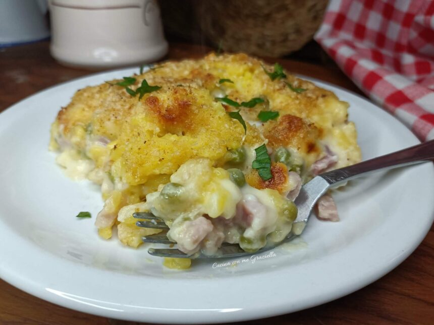 Sformato di riso allo zafferano