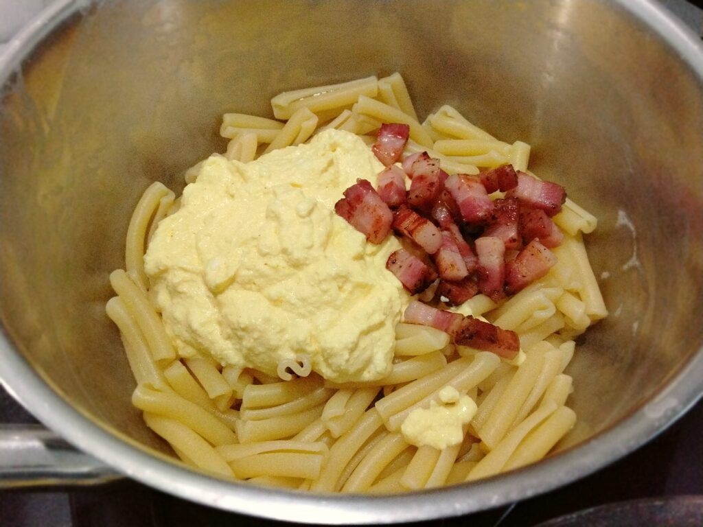 Mantecare la pasta