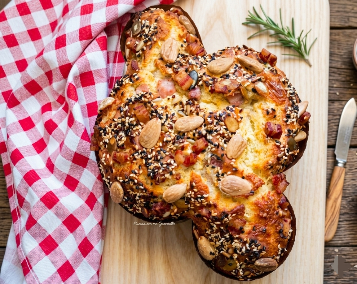 colomba salata senza lievitazione