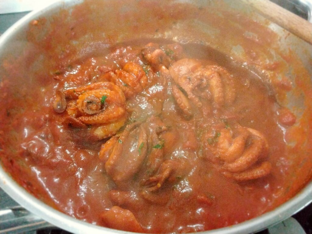 Moscardini in umido