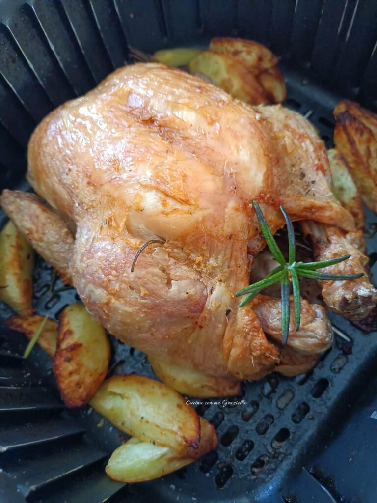 Pollo Arrosto Intero in Friggitrice ad Aria
