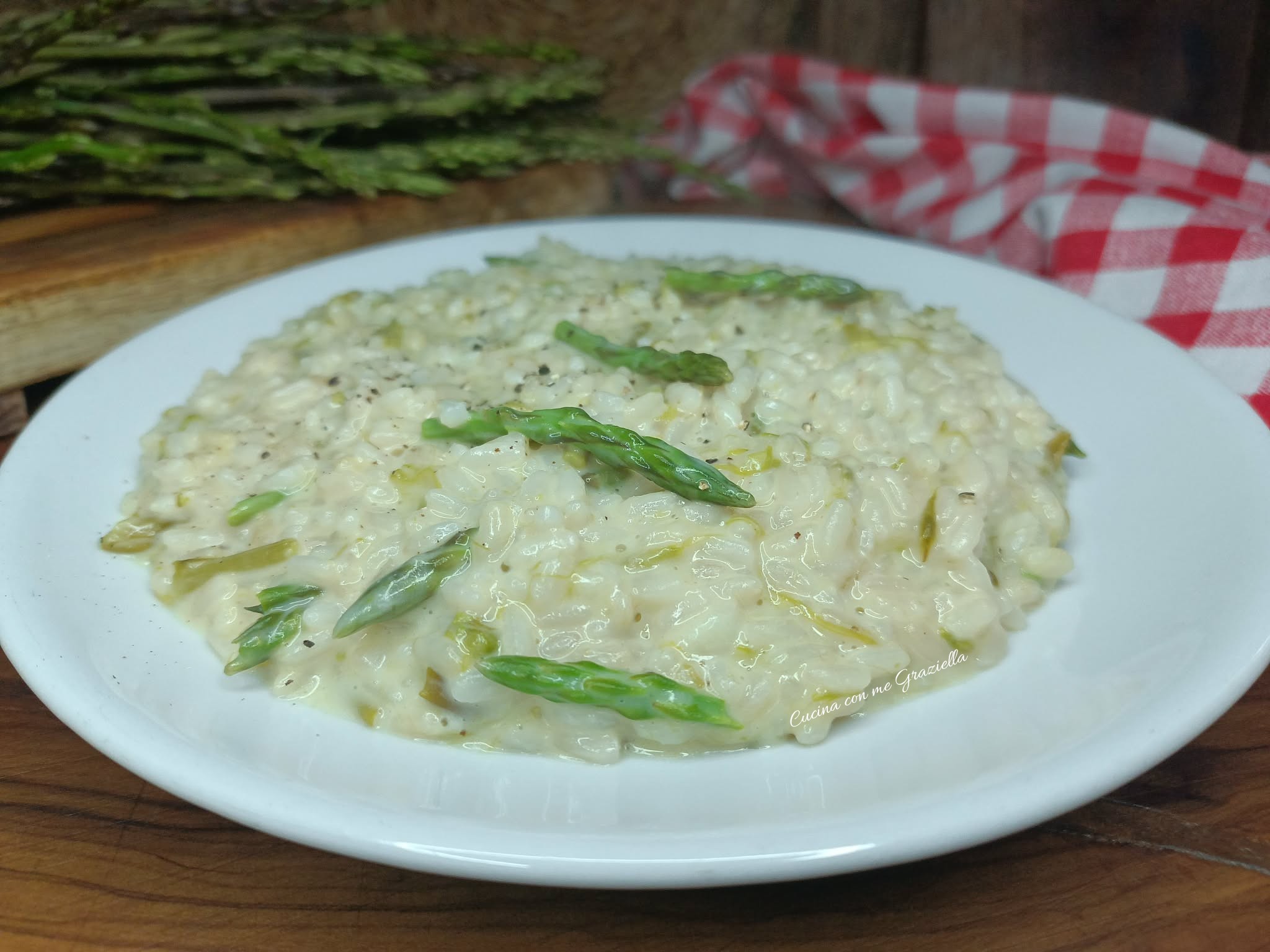 Risotto con Asparagi Selvatici e Robiola