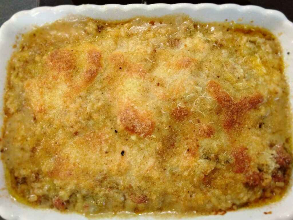 sformato di riso con asparagi e salsiccia sformato di riso con asparagi e salsiccia