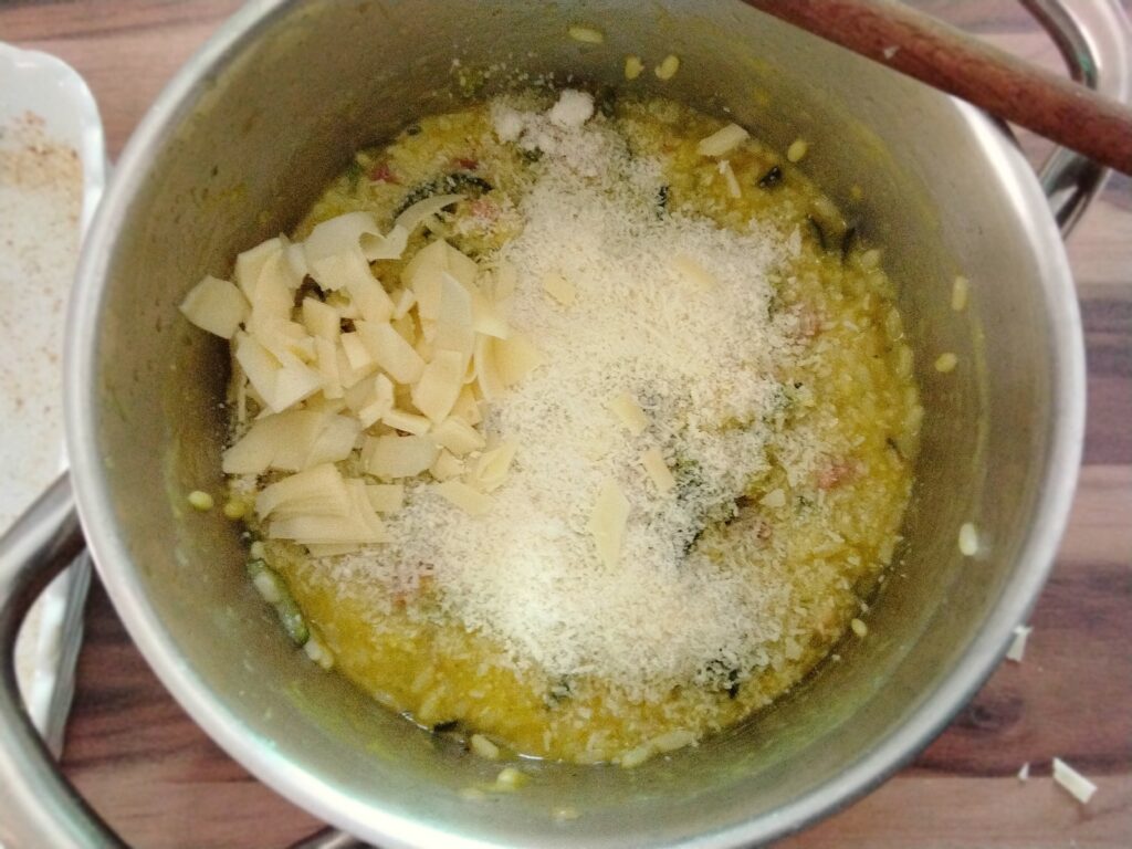 mantecatura risotto