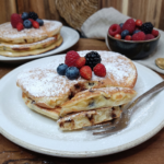 Pancake alla ricotta con  gocce di cioccolato