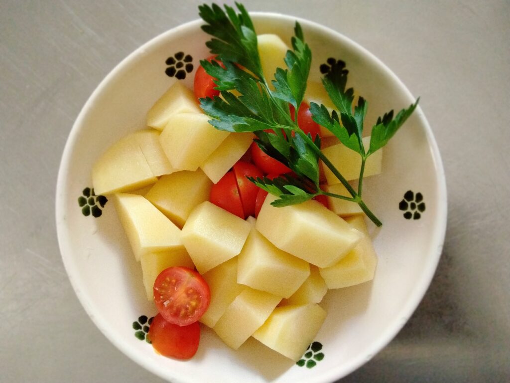 Patate e pomodorini