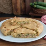 Pizza rustica salsiccia e zucchine