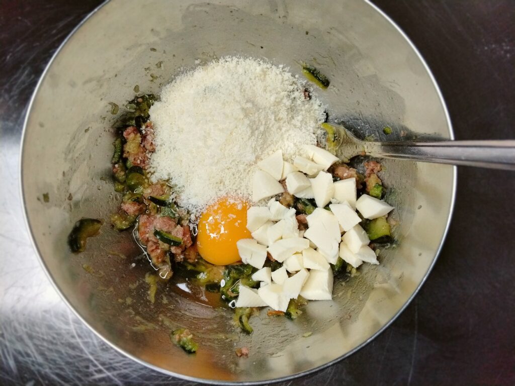 scamorza formaggio uova