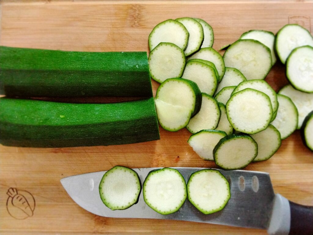 Taglio delle zucchine