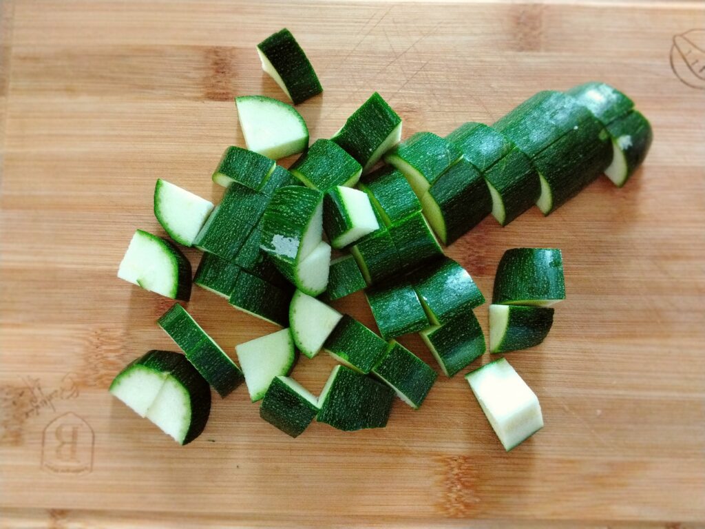 Taglio zucchine 