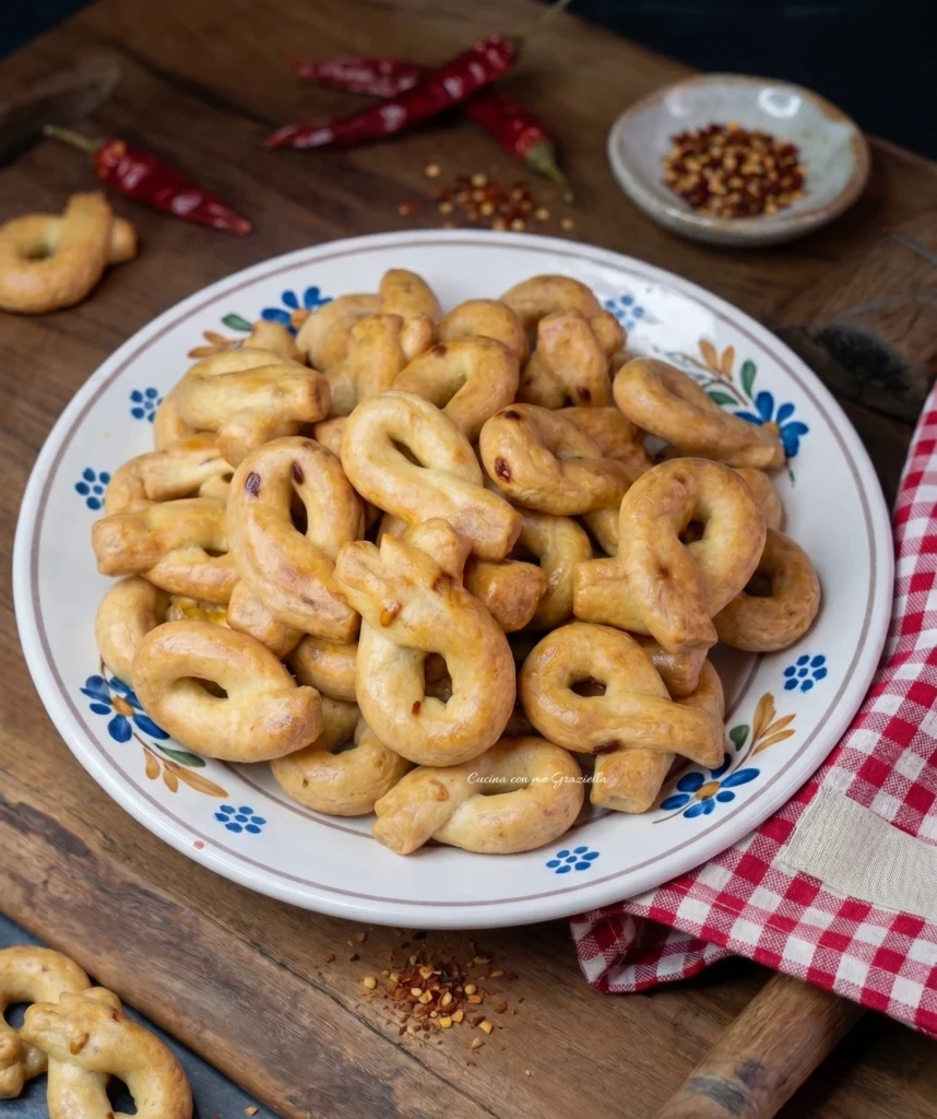 Tarallini pugliesi al peperoncino